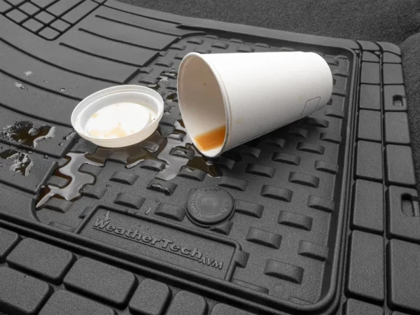 Front and Rear Trim-to-fit mat 1st & 2nd Row - 4-Piece Set Weathertech - 11AVMSB - Image 5