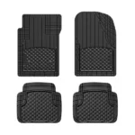 Front and Rear Trim-to-fit mat 1st & 2nd Row - 4-Piece Set Weathertech - 11AVMSB
