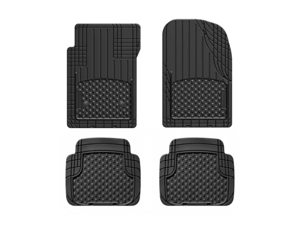 Front and Rear Trim-to-fit mat 1st & 2nd Row - 4-Piece Set Weathertech - 11AVMSB