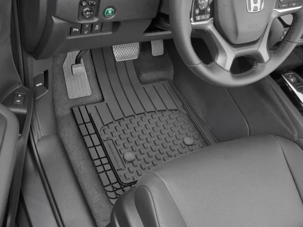 Front and Rear Trim-to-fit mat 1st & 2nd Row - 4-Piece Set Weathertech - 11AVMSB - Image 3