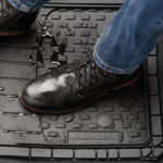 Front and Rear Trim-to-fit mat 1st & 2nd Row - 4-Piece Set Weathertech - 11AVMSB - Image 4