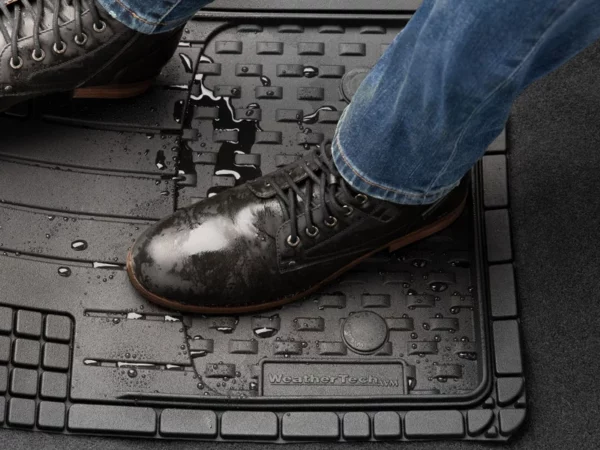 Front and Rear Trim-to-fit mat 1st & 2nd Row - 4-Piece Set Weathertech - 11AVMSB - Image 4