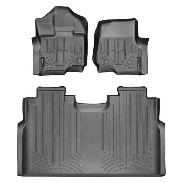 F150 LIMITED 21-24 V6 3.5 Ecoboost 1st Row & 2nd Row Floor Liners Bundle Weathertech - 446971V-446972