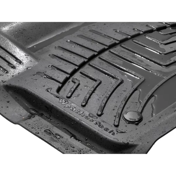 JEEP JT GLADIATOR 19-23 V6 3.6 DigitalFit™ 1st & 2nd Row Black Molded Floor Liners Weathertech - 441313-1-4 - Image 4