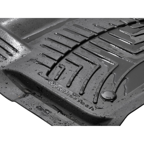 RAM 1500 NEW BODY 19-24 V8 5.7 DigitalFit™ 1st & 2nd Row Black Molded Floor Liners Weathertech - 441428-1-2 - Image 4