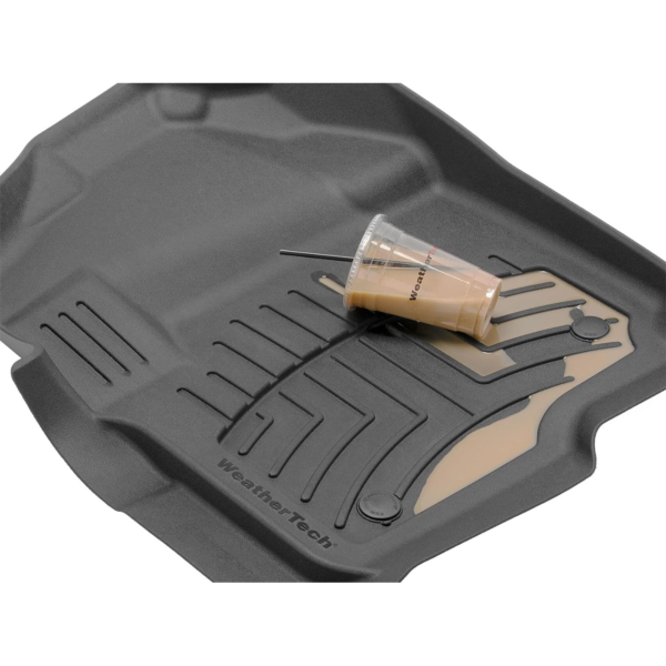 RAM 1500 NEW BODY 19-24 V8 5.7 DigitalFit™ 1st & 2nd Row Black Molded Floor Liners Weathertech - 441428-1-2 - Image 6