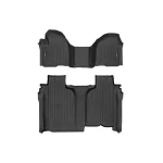 GMC SIERRA LIMITED 19-23 3.0 L6 diesel DigitalFit™ 1st & 2nd Row Black Molded Floor Liners Weathertech - 4414911-4414365