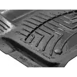 Ford F150 RAPTOR 17-24 V6 3.5 Ecoboost DigitalFit™ 1st & 2nd Row Black Molded Floor Liners Weathertech - 44697-1-2 - Image 4