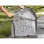 Ford F150 RAPTOR 17-24 V6 3.5 Ecoboost DigitalFit™ 1st & 2nd Row Black Molded Floor Liners Weathertech - 44697-1-2 - Image 9