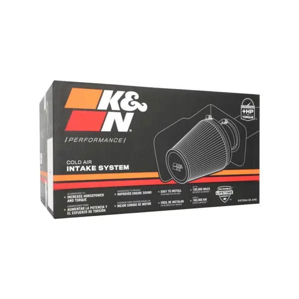 JEEP WRANGLER JK 06-18 V6 3.6 Kit K&N Cold Air Intake + Filter Recharger Kit +Magnaflow Exhaust System black series K&N|Magnaflow - KITJK - Image 8