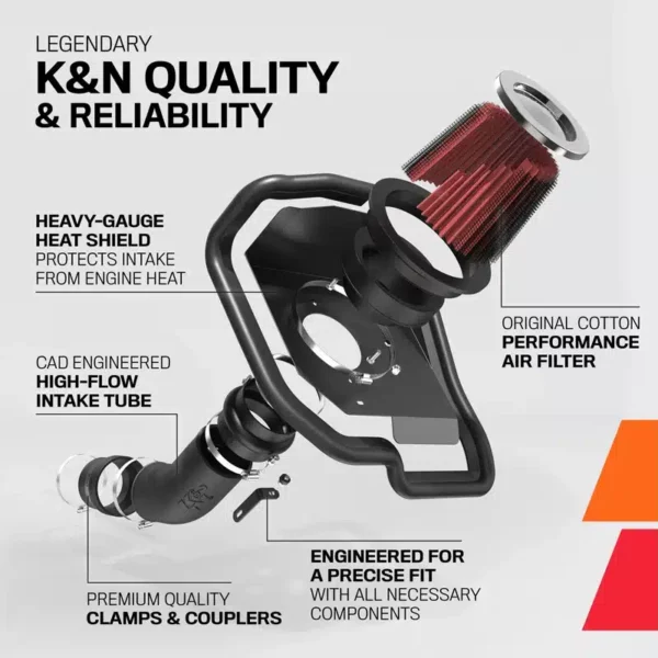 Ford F150 LIMITED 21-24 V6 3.5 Ecoboost| RAPTOR 17-24 V6 3.5 Ecoboost KIT K&N Cold Air Intake + Magnaflow Exhaust System K&N|Magnaflow - KITF150 - Image 7