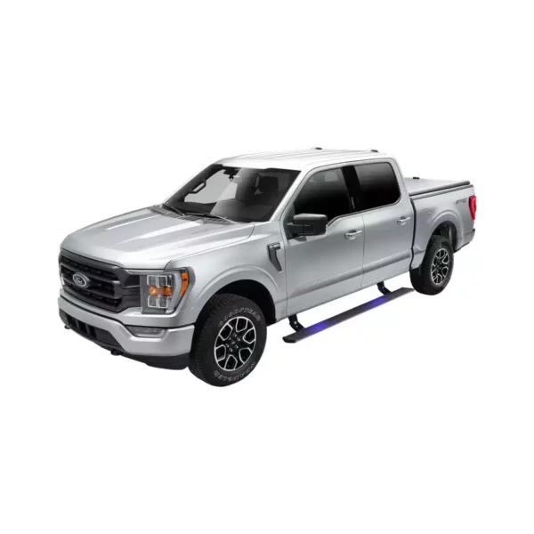 Ford F150 PLATINUM 17-24/RAPTOR 17-24/TREMOR 21-24 PowerStep™ Cab Length Black Running Boards AMP Research - 76152-01A - Image 2