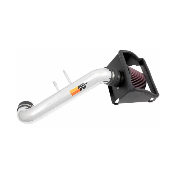 Toyota TACOMA +24 L4 2.4 High-Flow Performance Aluminum Polished Cold Air Intake System with Red Filter K&N - 77-1576KP - Image 2
