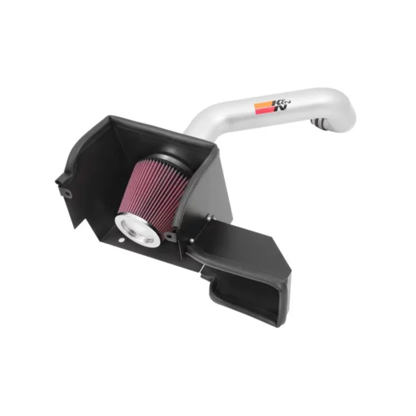 Toyota TACOMA +24 L4 2.4 High-Flow Performance Aluminum Polished Cold Air Intake System with Red Filter K&N - 77-1576KP - Image 5
