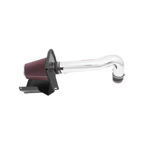 Toyota TACOMA +24 L4 2.4 High-Flow Performance Aluminum Polished Cold Air Intake System with Red Filter K&N - 77-1576KP - Image 6