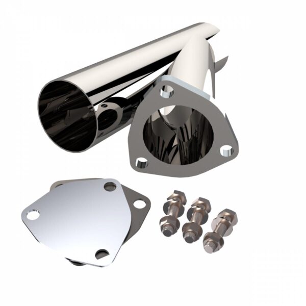 WRANGLER JK 06-18 V6 3.6 Electric Exhaust Cutout Valve Combo Kit 2.50 Inch - Aircraft Aluminum Body QTP - QTEC25CP - Image 2