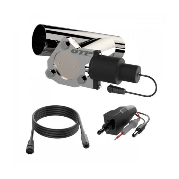 JT GLADIATOR 19-23 V6 3.6 Exhaust Cutout Valve Combo Kit 3.00 Inch - Aircraft Aluminum Body QTP - QTEC30CP - Image 5
