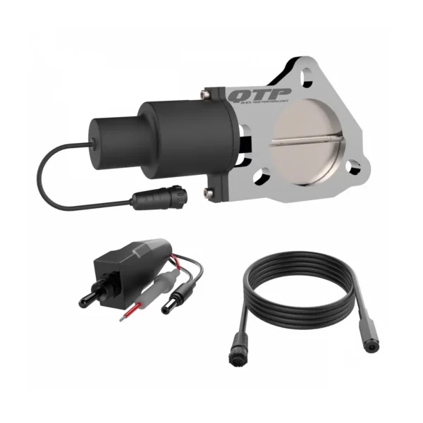 JT GLADIATOR 19-23 V6 3.6 Exhaust Cutout Valve Combo Kit 3.00 Inch - Aircraft Aluminum Body QTP - QTEC30CP - Image 2