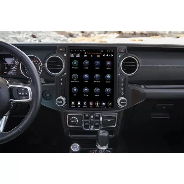 JEEP JT GLADIATOR & WRANGLER JL +2018 T-Style Radio Linkswell Generation 5 - TS-JPJL12-1RR-5S - Image 3