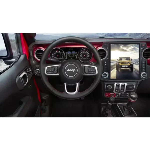 JEEP JT GLADIATOR & WRANGLER JL +2018 T-Style Radio Linkswell Generation 5 - TS-JPJL12-1RR-5S - Image 4
