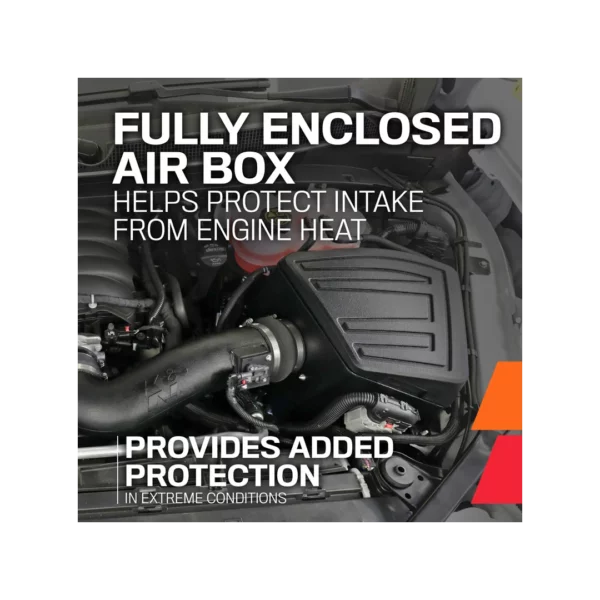 JT GLADIATOR 2019-2023 V6 3.6| WRANGLER JL 2018-2024 V6 3.6 PERFORMANCE AIR INTAKE SYSTEM K&N - 63-1576 - Image 14