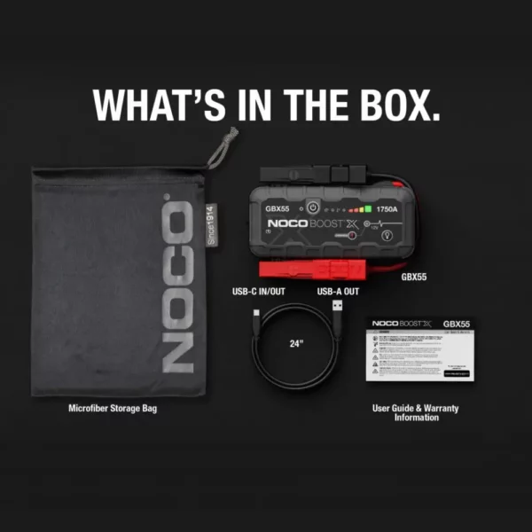 1750 Amp UltraSafe Lithium Jump Starter Noco - GBX55 - Image 10