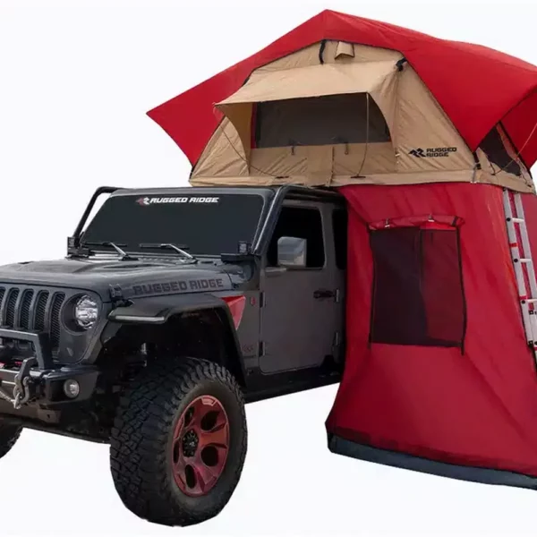 Universal Roof Top Tent - Black - 660 lb. load capacity Rugged Ridge - 11704.05 - Image 4