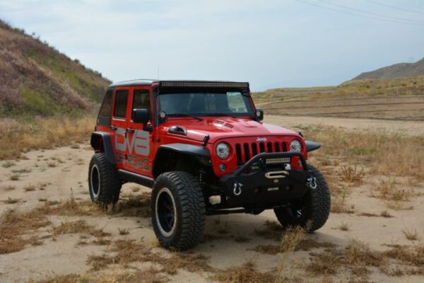 WRANGLER JK 06-18 V6 3.6 Metal Heat Dispersion Hood - Primer Black DV8 Off Road - HDMB07-02 - Image 8
