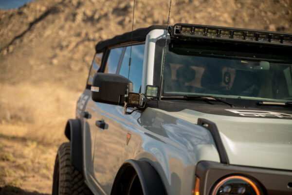 BRONCO SPORT 21-24 4L 2.0| 21-24 V6 2.7|BIG BEND 21-24 3L 1.5 A Pillar Dual Light Pod Drop Mounts DV8 Off Road - LBBR-08 - Image 5