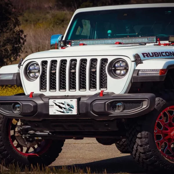18-23 Jeep Wrangler JL/Gladiator JT LED Proj Headlights Black Alpharex - 880868 - Image 17