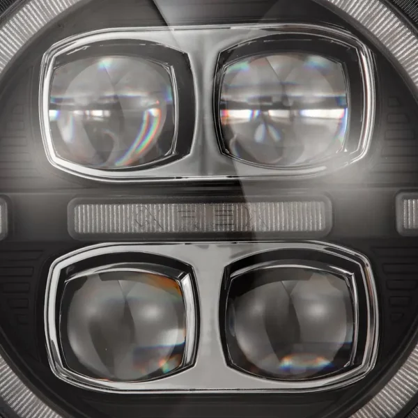 18-23 Jeep Wrangler JL/Gladiator JT LED Proj Headlights Black Alpharex - 880868 - Image 5