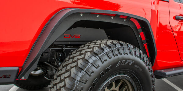 JT GLADIATOR 19-23 V6 3.6 Rear Inner Fenders - Black DV8 Off Road - INFEND-04RB - Image 8