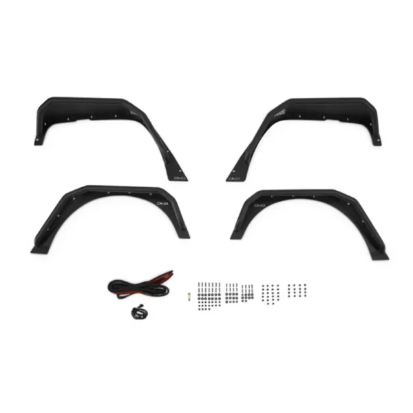 WRANGLER JK 06-18 V6 3.6 Slim Fender Flares DV8 Off Road - FDJK-06 - Image 2