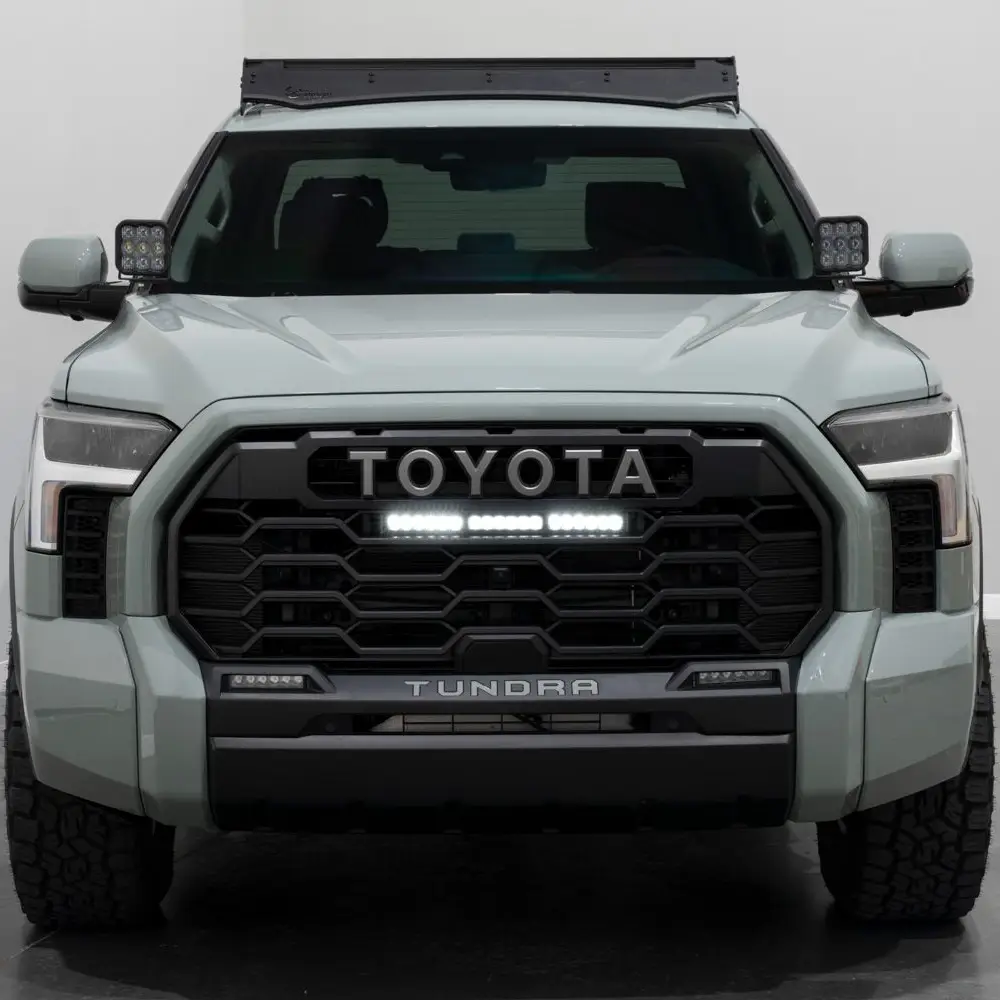 Toyota TUNDRA +22 V6 3.4 White Combo TRD Pro Grille Light Bar Kit Diode Dynamics - DD7415 - Image 4