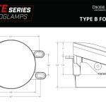 Toyota 4RUNNER 03-24 V6 4.0|TACOMA 21-23 V6 3.5 Elite Series Type B Fog Lamps - Yellow (Pair) Diode Dynamics - DD5137P - Image 9
