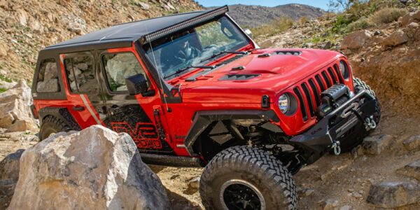 18-24 Jeep JL & 20-24 JT Rubicon Replica Hood DV8 Off Road - HDMBJL-TA - Image 2