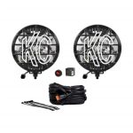 SlimLite 6in. LED Light 50w Spot Beam (Pair Pack System) - Black KC Hilites - 100