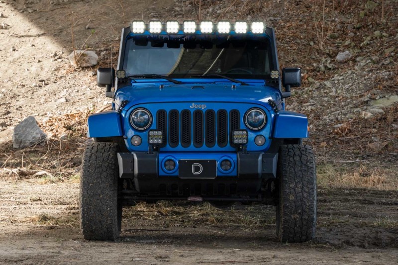 WRANGLER JK 06-18 V6 3.6 SS5 Sport CrossLink Windshield - White Combo Lightbar Kit Diode Dynamics - DD7224 - Image 5