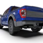 F150 RAPTOR 17-24 V6 3.5 Ecoboost Black UR Mud Flap w/ Dark Grey Logo Rally Armor - MF73-UR-BLK-DGRY - Image 2