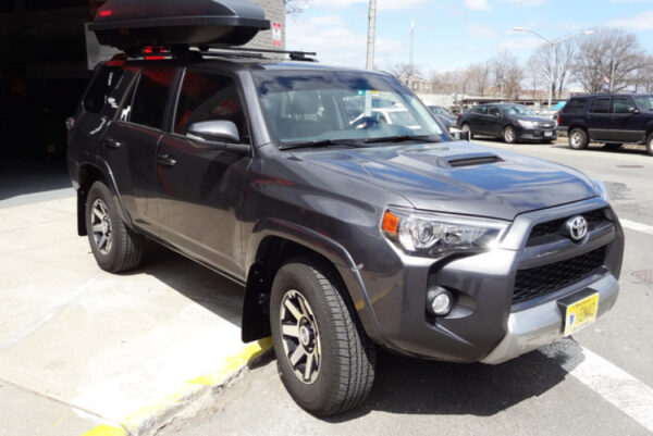 Toyota 4RUNNER 03-24 V6 4.0 Black UR Mud Flap w/ White Logo Rally Armor - MF48-UR-BLK/WH - Image 3