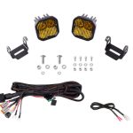 RAM 3500 14-24 V8 6.4 SS3 Stage Series Backlit Ditch Light Kit - Sport Yellow Combo Diode Dynamics - DD7370
