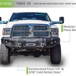 10-18 Ram 2500/3500 Steel Front Bumper DV8 Off Road - FBDR2-04 - Image 5