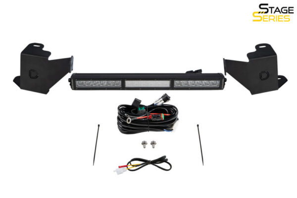 Toyota TUNDRA +22 V6 3.4 Stealth Bumper Light Bar Kit - White Combo Diode Dynamics - DD7412 - Image 2