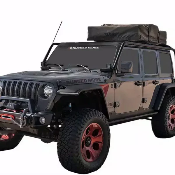Universal Roof Top Tent - Black - 660 lb. load capacity Rugged Ridge - 11704.05 - Image 2