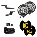 BRONCO SPORT 21-24 4L 2.0| SPORT 21-24 V6 2.7| BIG BEND 21-24 3L 1.5 SlimLite LED 2-Light System Ditch Light Kit KC Hilites - 97161