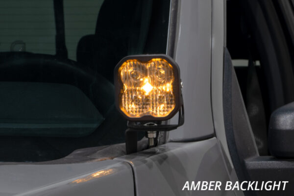 F150 LIMITED 21-24|PLATINUM 17-24|TREMOR 21-24 SSC2 Stage Series Backlit Ditch Light Kit - Pro White Combo Diode Dynamics - DD7367 - Image 8