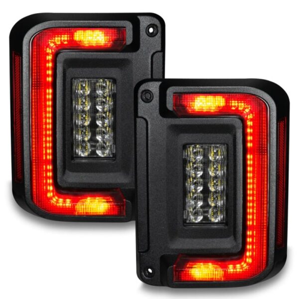 WRANGLER JK 06-18 V6 3.6 Flush Mount LED Tail Lights - Tinted SEE WARRANTY Oracle - 5891-504-T - Image 2
