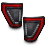 Ford F150 Black Series Flush Style LED Tail Lights Oracle - 5910-504-T
