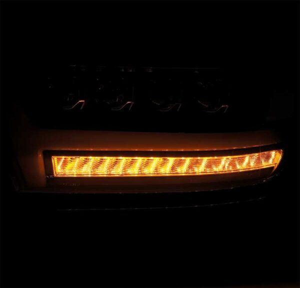 RAM 1500 NEW BODY 19-24 V8 5.7 NOVA LED Proj Headlights Plank Style Gloss Blk Alpharex - 880516 - Image 5