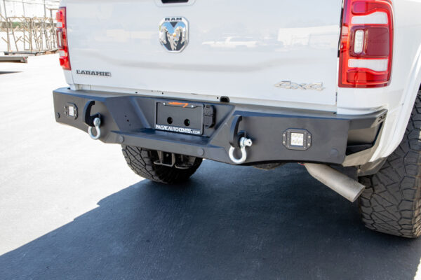 RAM 2500 2014-2024 V8 6.4| RAM 2500 2019-2024 L6 6.7 Rear Steel Bumper DV8 Off Road - RBDR2-03 - Image 7